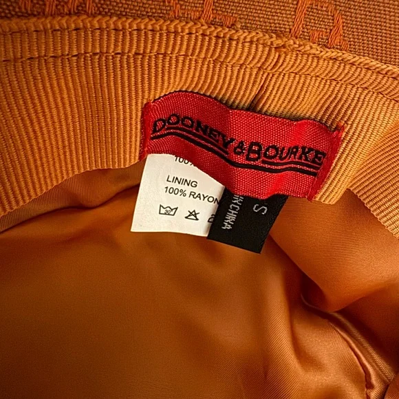 Dooney & Bourke Orange Signature Bucket Hat - Picture 5 of 5